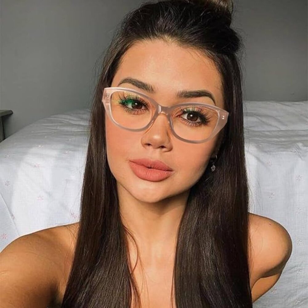 Square Frame Reduce Eyestrain Computer Glasses - image 1